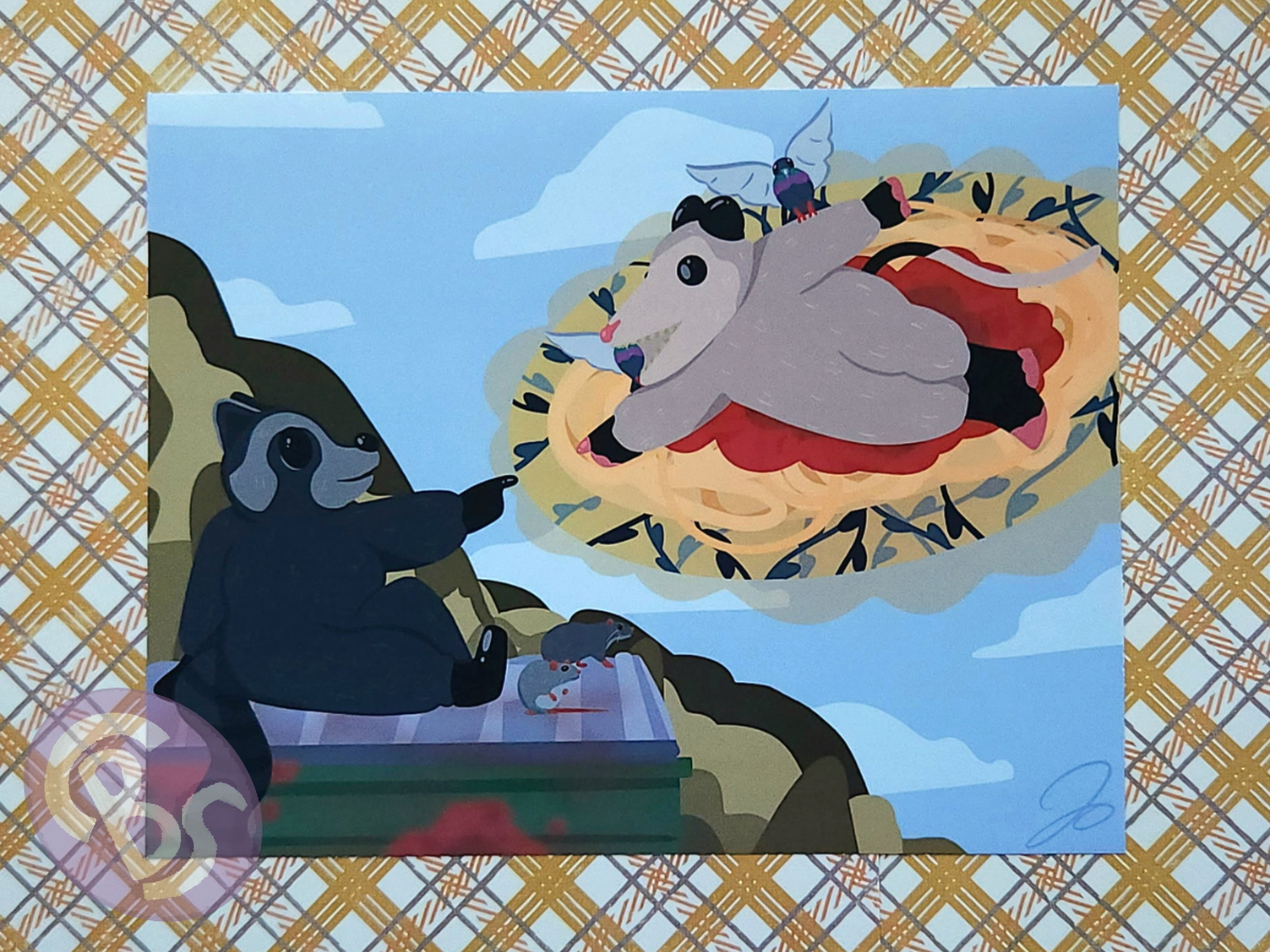 Creation of Trash 8x10 Print