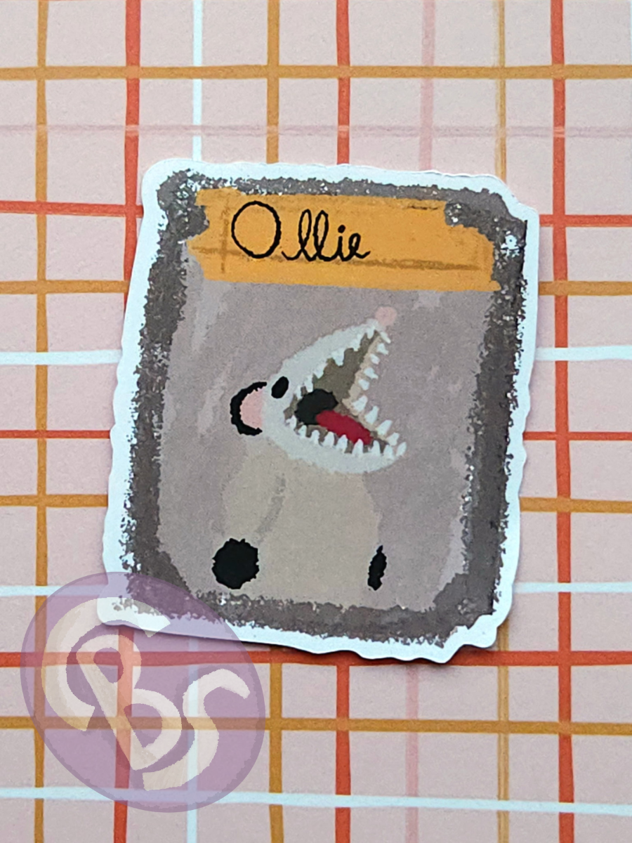Open Mouth Ollie Sticker
